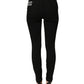 Dolce & Gabbana Black Grace Rhinestone HighWaist Denim Jeans