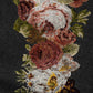 Dolce & Gabbana Black Floral Macramé High Waist A-line Skirt