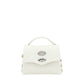 Zanellato White Calf Leather Bos Taurus Shoulder Bag