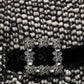 Dolce & Gabbana Black White Tweed High Waist Pleated Skirt