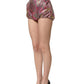 Dolce & Gabbana Pink Floral HighWaist Jacquard Hotpants Shorts