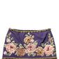 Dolce & Gabbana Purple Floral Embellsihed MidWaist Mini Skirt