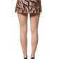 Dolce & Gabbana Multicolor Sequin MidWaist A-line Mini Skirt