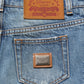 Dolce & Gabbana Blue Cotton High Waist Denim Hotpants Shorts