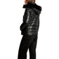 Morgan De Toi Black Polyethylene Full-Length Jacket