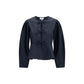 Ganni Black Cotton Blouse
