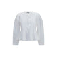 Ganni White Cotton Blouse
