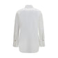 Balmain White Cotton Dress Shirt