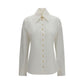 Khaite White Cotton Shirt