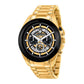 Maserati Gold Stainless Steel Dress Watch