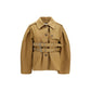 Ganni Beige Cotton Full-Length Jacket