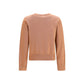 Ganni Beige Cotton Sweatshirt