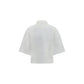 Brunello Cucinelli White Cotton Polo Shirt
