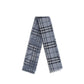 Burberry Blue Wool Oves Aries Foulard