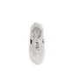 Gucci White Calf Leather Bos Taurus Low Top Sneakers