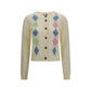 Ganni Beige Cotton Cardigan
