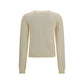 Ganni Beige Cotton Cardigan