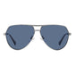 Polaroid Gray Metal Sunglasses