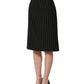Dolce & Gabbana Black Pinstriped HighWaist Pencil Cut Skirt