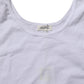 American Vintage White Cotton Round Neck Sleeveless Tank Top