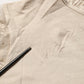 PINK MEMORIES Beige Cotton Lace Detailing Round Neck Top