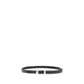 Our Legacy Black Calf Leather Bos Taurus Thin Belt