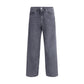 Our Legacy Black Cotton Relaxed Fit Jeans