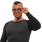 Ermenegildo Zegna Black Horn Glasses (Frames)