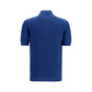Brunello Cucinelli Blue Cotton Polo Shirt