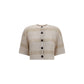 Brunello Cucinelli Beige Linen Cardigan