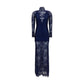 Rabanne Blue Polyamide Long Dress