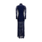 Rabanne Blue Polyamide Long Dress