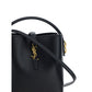Saint Laurent Black Calf Leather Bos Taurus Shoulder Bag