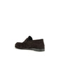 Saint Laurent Brown Calf Leather Bos Taurus Slip-On Loafers