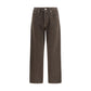 Sunflower Brown Cotton Relaxed Fit Jeans