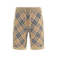 Burberry Beige Cotton Bermuda Shorts