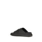 Alexander McQueen Black Calf Leather Bos Taurus Platform Sandals