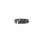 Valentino Garavani Black Calf Leather Bos Taurus Bracelet