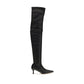Proenza Schouler Black Polyurethane Over The Knee