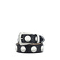 Khaite Black Calf Leather Bos Taurus Regular Belt