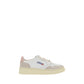 Autry White Calf Leather Bos Taurus Athletic Sneakers