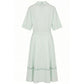 Malo Green Cotton Women Dress