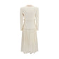 Self-Portrait Beige Polyester Cocktail Dress