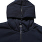 Dolce & Gabbana Black Cotton Full Zip Hooded Bomber Jacket
