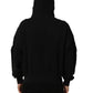 Dolce & Gabbana Black Cotton Milano1984 Print Hoodie Sweater
