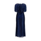 Self-Portrait Blue Polyester Cocktail Dress