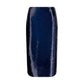 Tom Ford Blue Silk Midi Skirt
