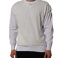 Dolce & Gabbana White Flax CrewNeck Layered Pullover Sweater