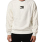 Dolce & Gabbana White LogoPlaque CrewNeck Sweatshirt Sweater