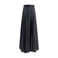 Self-Portrait Gray Polyester Long Skirt